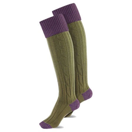 Alan Paine W's Ladies Sock Mauve/Meadow