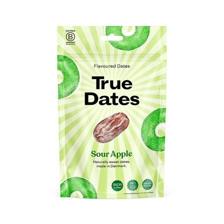 True Dates True Dates Sour Apple 100 g, Helse & Madvarer, Snacks, Øvrigt