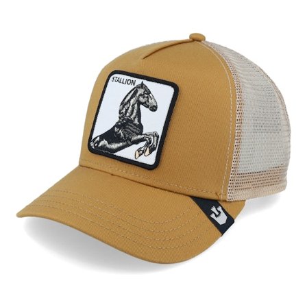 Goorin Bros. - Beige trucker Czapka Z Daszkiem - The Stallion Khaki Trucker @ Hatstore