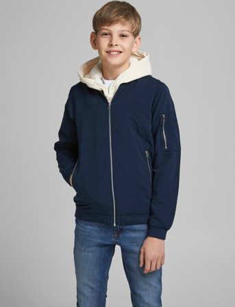Jack & Jones Jjerush Bomber Noos Mni - Navy - 128