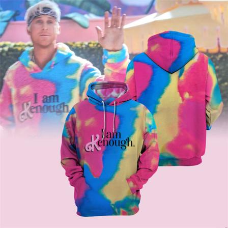 Kvinder Barbie Film I Am Kenough Kostume Hoodie Sweatshirt XL