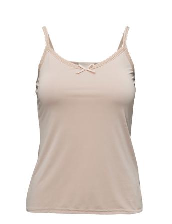 Lise Singlet Top Ærmeløs Top Lyserød Cream