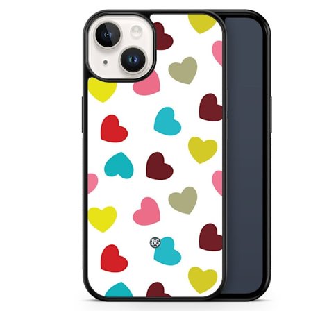 Bjornberry Skal iPhone 14 -Hjärtan