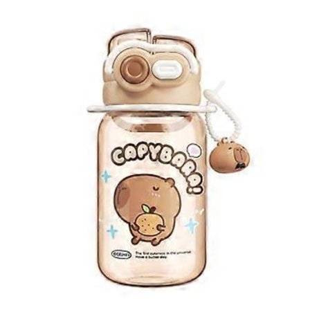 Sjove Capybara Figur Vandflasker Dobbelt Drikkevands Kop Produceret Til Forskellige Grupper Ideel Til Indendørs Udendørs Brug