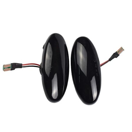 for Navara D22 NP300 Datsun Fiera PkUp Terrano Skystar LED Dynamisk Blinklys Sidemarkeringslys L