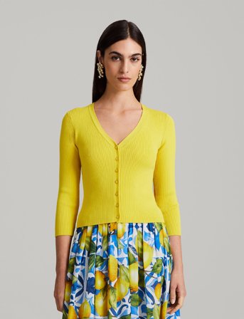 Andiata Stacie Knit - Yellow - S