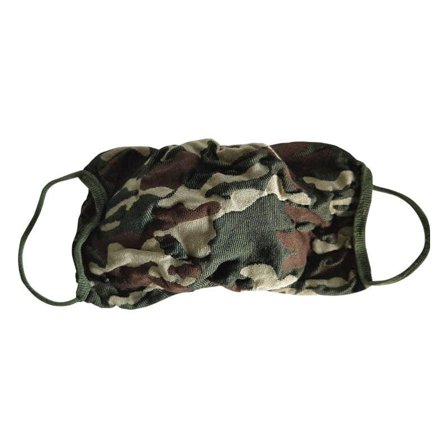 Mascherina Protettiva Lavabile Adulti Camouflage 3 Pezzi