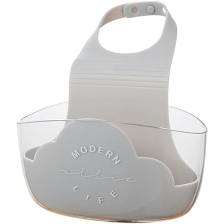 Hanan tyhjennysteline helppo puhdistaa pudotuksenkestävä keittiön tiskialtaan siiviläpussi tiskirättiteline kylpyhuoneeseen harmaa