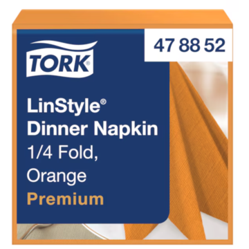 Servett Linstyle Tork Orange 1/4