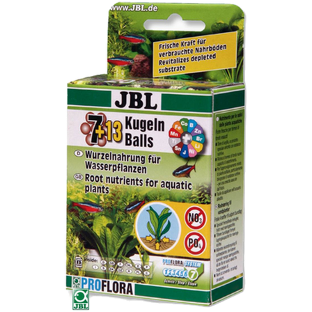 JBL - ProFlora 7+13 Balls Root Fertiliser 2cm 20-p - Akvaristikk - Vannpreparat - Plantenæring - ZOO.no