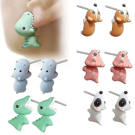 Dinosaur øreringe til børn - Dyreøreringe