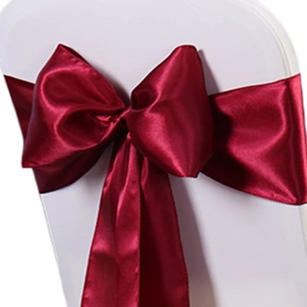 25-pack bröllopsband i satin med rosett