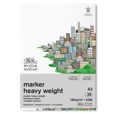 Winsor & Newton Markerblokk Heavyweight A3 160g