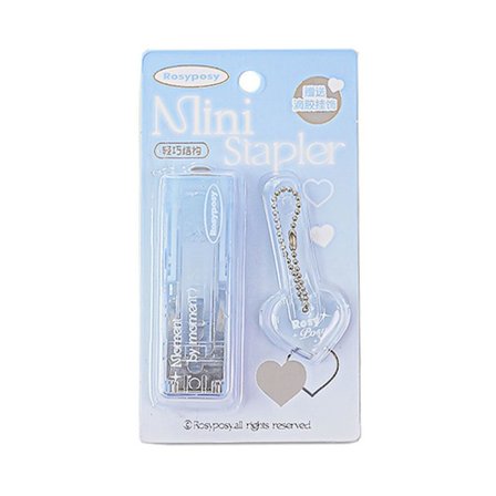 Sammenleggbar stiftepapirklemmer BLÅ