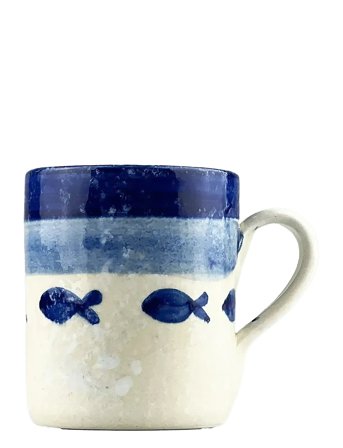 Selbrae House Krus I Keramik - Blue - 9.5 CM