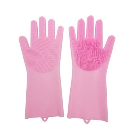 Silikonieristetyt hanskat Monitoimiset siivoushanskat