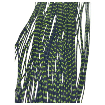 Semperfli SiliLegs Grizzly - Black & Hot Chartreuse