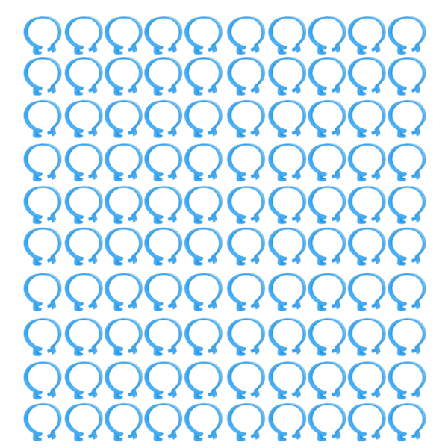 100 stk fjørfe fot ring kylling fugl and identifikasjon benbånd åpen type spenne kylling ankel ringer blå 20mm