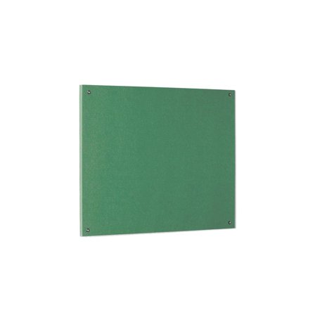 Recycled fire-retardant noticeboard, 1200x900 mm, green