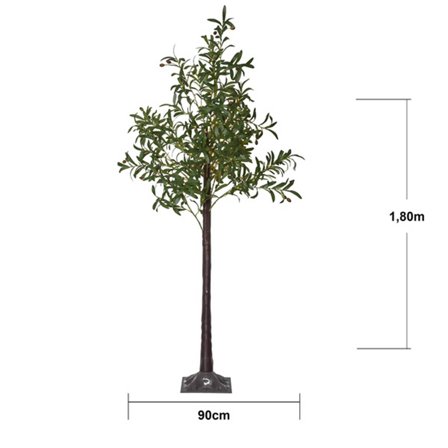 Star Trading - Hagebelysning Dekorationsträd Olivec 860-53 Grønn