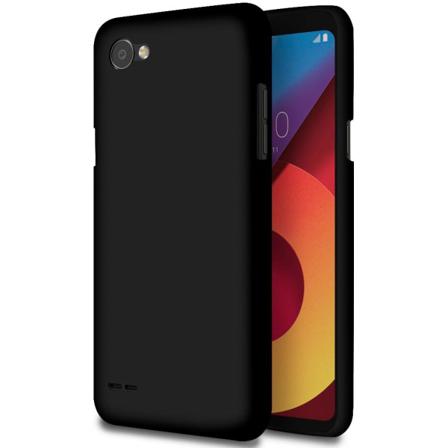 Matt Mjukt Skal För Lg Q6 Skydd Ultra-slim Mobil Mobilskal Telef Svart