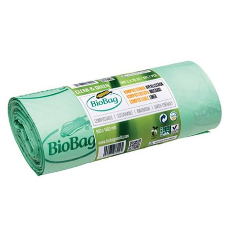 BIOBAG Insatssäck 80L 20/rl - Lyreco - Städ och hygien - Påsar och säckar - Plastsäckar