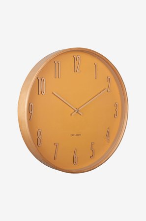 Karlsson - Veggklokke Gracil - Gul - Veggklokker & bordklokker - Fra Homeroom