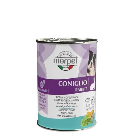 Marpet Aequilibriavet Dog Coniglio Cibo Umido Per Cani Adulti