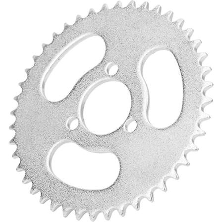 44t Takapyörä, 44 Hampainen Takapyörä Kestävästä Teräksestä Takapyörän Vaihto Sähköpyörälle (1kpl, Hopea)