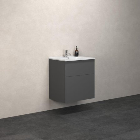 Dansani Luna Kantate Kommodpaket 61 cm Matt grå, Badrum