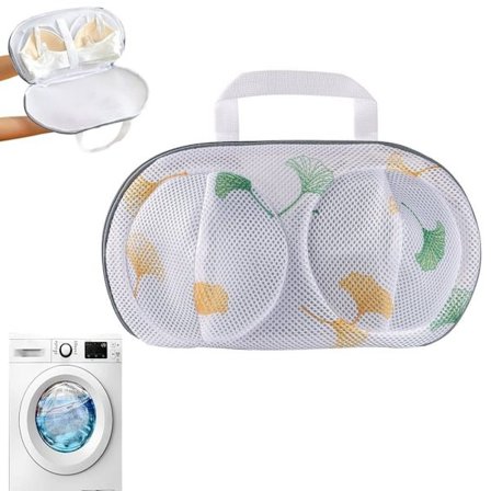 1 / 2-pak BH-vaskepose med 3D-støtteramme – Vaskepose til undertøj, der forhindrer deformation_TF_TF