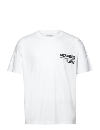Slogan Tee White Wrangler