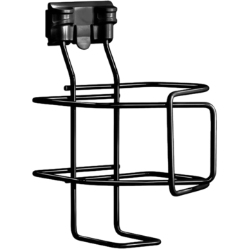 Burkhållare Toolflex med väggadapter Svart*