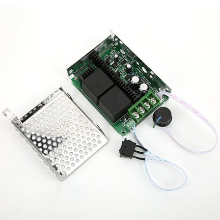 10V-50V 40A DC-moottorin nopeudensäädin, suunnanvaihtokytkin