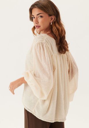 Bubbleroom Occasion-Flowy Chiffon Blouse-L