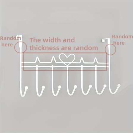 Praktisk til installation af en dør, monteret opbevaringsreol, en pladsbesparende metalhylde, der kan rumme 21 nøgleringe, velegnet til håndklæder, 