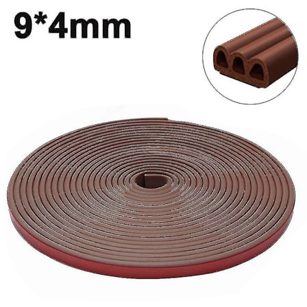 Silicone Rubber Weather Strip, Multi-hole Design Seal Strip For Doors And Windows, Professional Self Adhesive Anti Collision Soundproof Waterproof Dus
