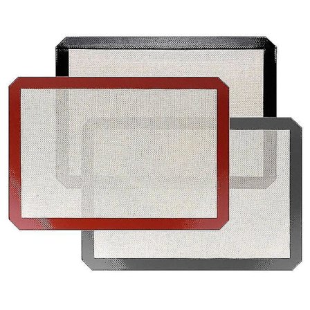 Upors 3 stk. Silikon Bagemåtter Madkvalitet Kogemåtte