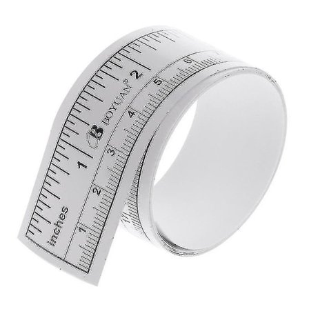 90cm selvklebende metrisk målebånd vinyl linjal for symaskin klistremerke