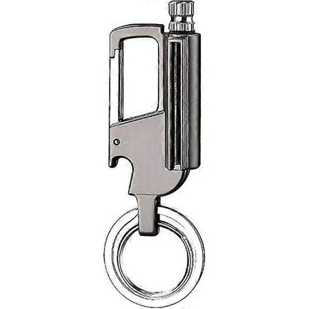 Metall Permanente Fyrstikker Vanntett Flint Metall Fyrstikker Tennstål Flaskeåpner Bilnøkkelringlighter Utendørs Parafin Etterfyllbar Nødredning