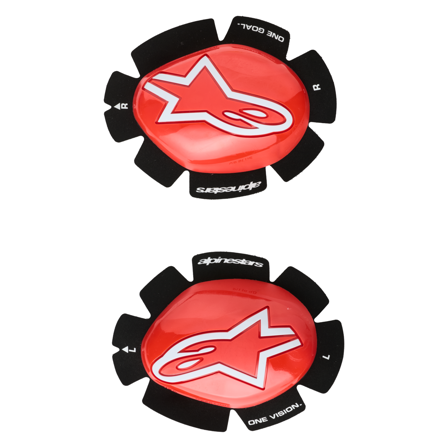 Alpinestars GP Plus Knee Sliders Red/White Onesize