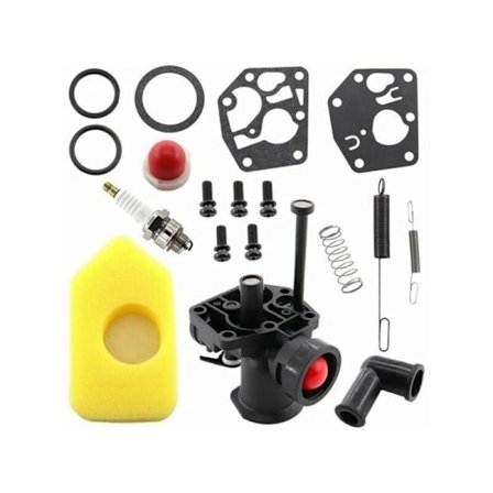 Karburator Kit til Briggs & Stratton 499809 498809A 494406 Plæneklipper og Luftfilter 698369 Regulatorfjeder 691859 692211 Membran 795083 495770
