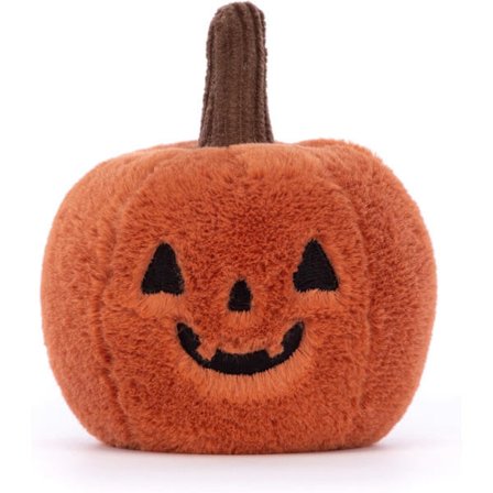 Jellycat Halloween Ooky Jack O Lantern Græskar (10 cm x 9 cm)