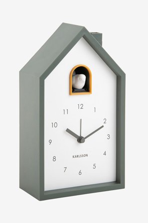 Karlsson - Herätyskello Moderni käkikello - Vihreä - Seinäkellot & pöytäkellot - - Homeroom