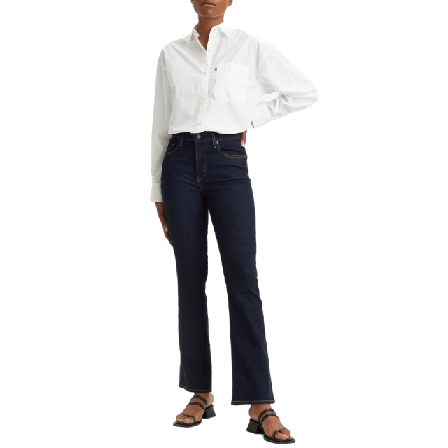 Levi's 725 High Rise Bootcut Jeans Dam Blå 31/30