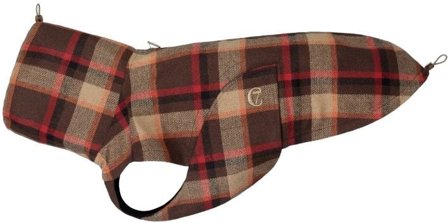 Cloud7 Dog Rain Coat Glasgow size 3-5 Plaid Orange