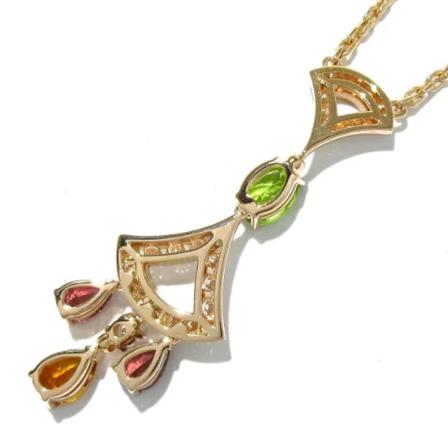 Bvlgari Vintage, Pre-owned Rose Gold necklaces Geel, unisex, Maat:ONE Size