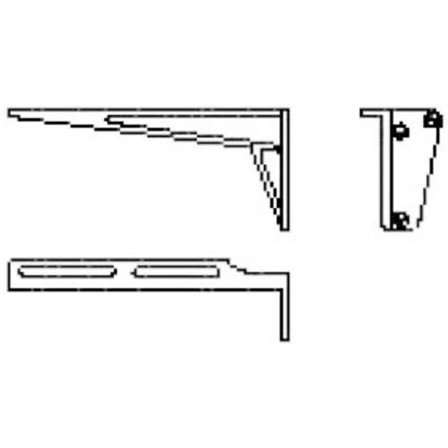 Intra T1/TH1 Konsoll for vaskeservant, Baderom