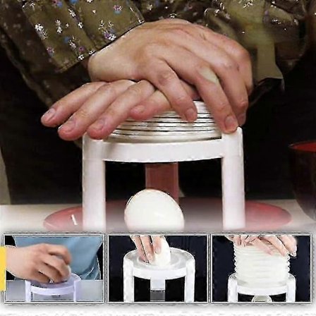 Æggepiller: automatisk, fri afskalning, til kogte æg - køkkenredskaber