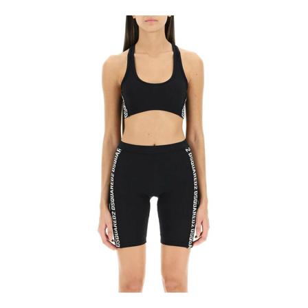 Dsquared2, Sport Bras Zwart, Dames, Maat:S,stretch